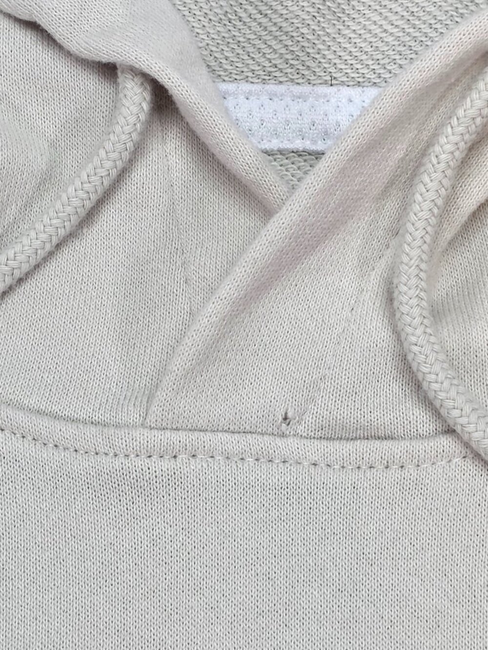 Under Armour Project Rock Short Sleeve Hoodie XL Beige Loose Fit - Picture 5 of 9
